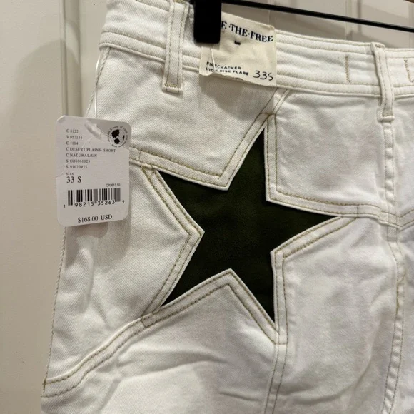 We The Free Firecracker Flare Jeans Desert Plans - Picture 4 of 6